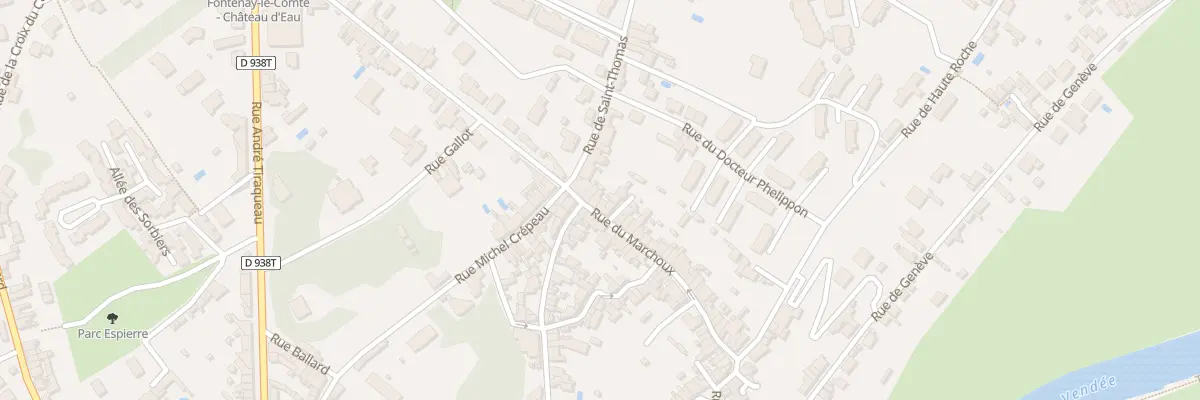 Plan du 84 Rue du marchoux à Fontenay-le-Comte