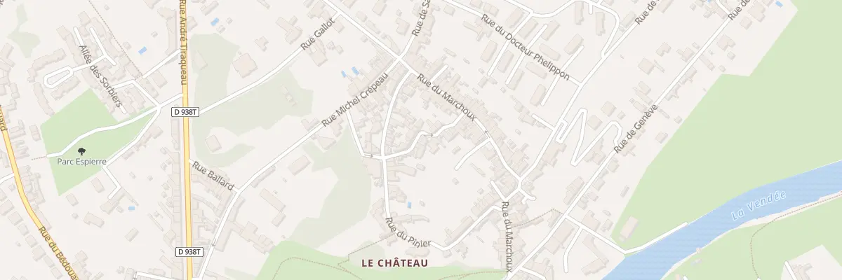 Plan du 10 Rue du doyenne à Fontenay-le-Comte