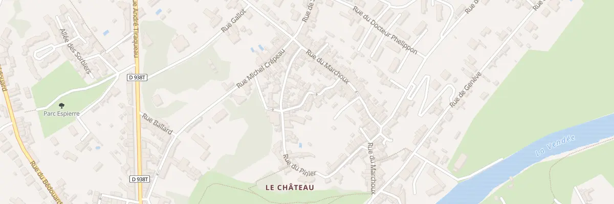 Plan du 8 Rue du doyenne à Fontenay-le-Comte