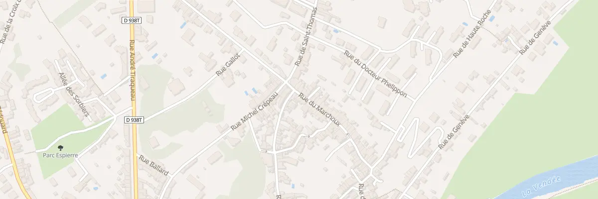 Plan du 55 Rue du marchoux à Fontenay-le-Comte