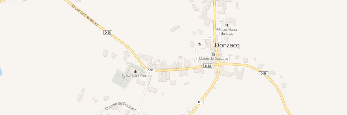 Plan du 22 Rue de l’Eglise à Donzacq