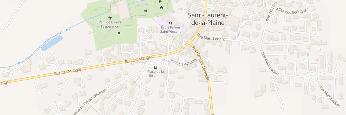 Plan du 19 Rue des Mauges (St Laur Plaine à Mauges-sur-Loire