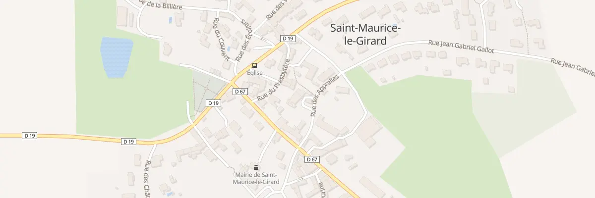 Plan du 10 Ven des Mimosas à Saint-Maurice-le-Girard