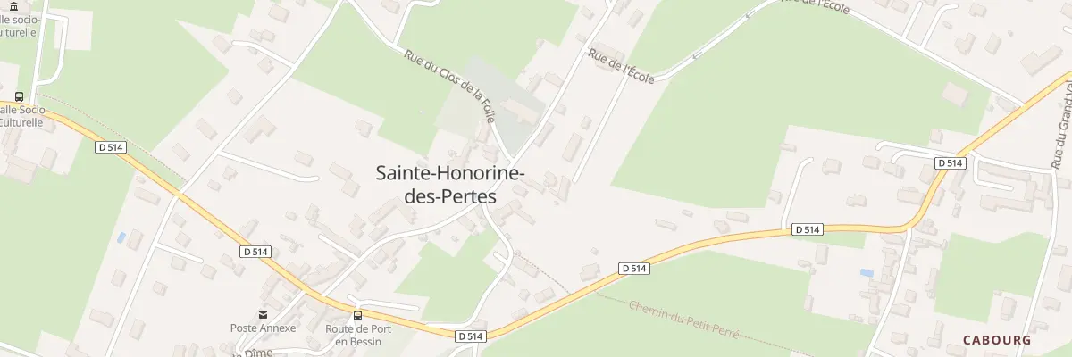 Plan du 20 Rue de l’Eglise (Ste Honorine) à Aure sur Mer