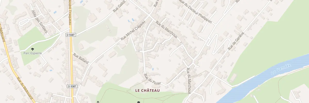 Plan du 6 Rue du doyenne à Fontenay-le-Comte