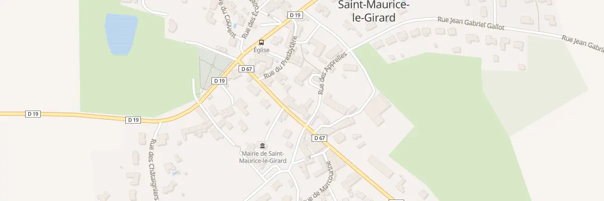 Plan du 15 Rue bellevue à Saint-Maurice-le-Girard