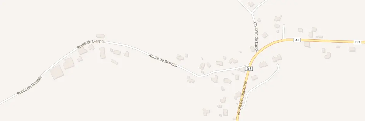 Plan du 236 Rte de Biarnès à Donzacq