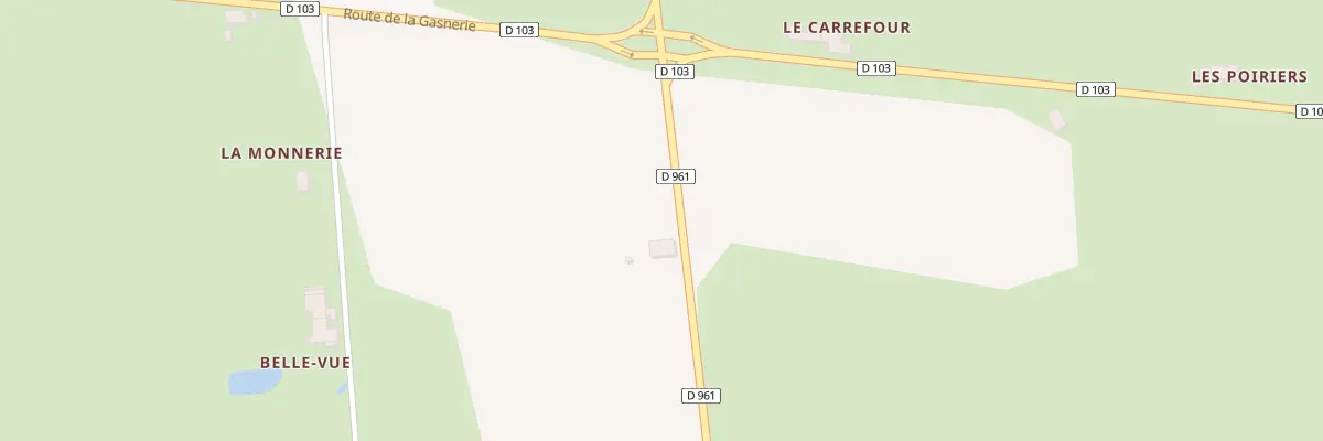 Plan du 1841 Rte de la Pouëze à Bécon-les-Granits