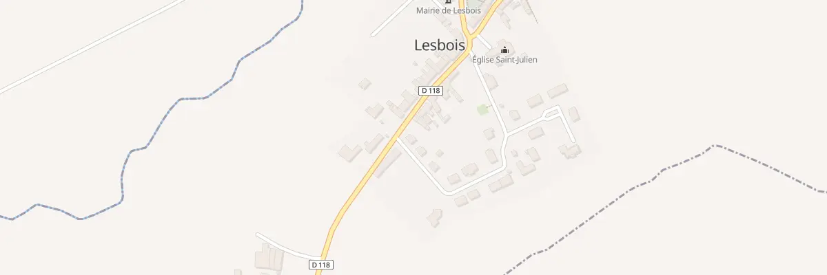 Plan du 1 Rue Claude Moreau à Lesbois