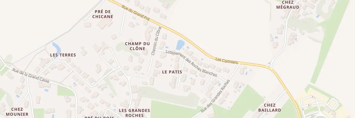 Plan du 1 Lot les Roches Blanches à Corme-Royal