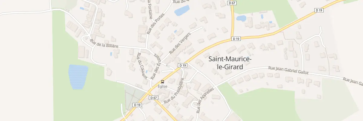 Plan du 9 Rue la croix blanche à Saint-Maurice-le-Girard