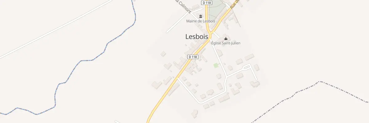 Plan du 18 Rue de la Forge à Lesbois