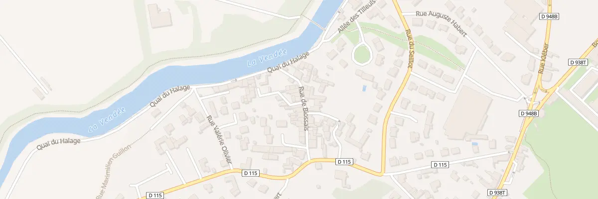 Plan du 19 Rue de biossais à Fontenay-le-Comte