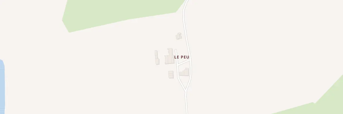 Plan du 5156 Le Peu à Benon