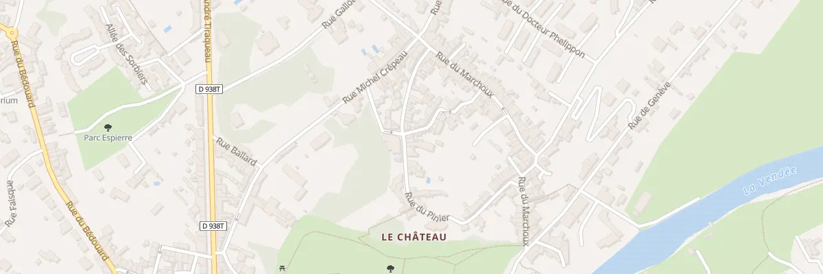Plan du 2 Rue du doyenne à Fontenay-le-Comte
