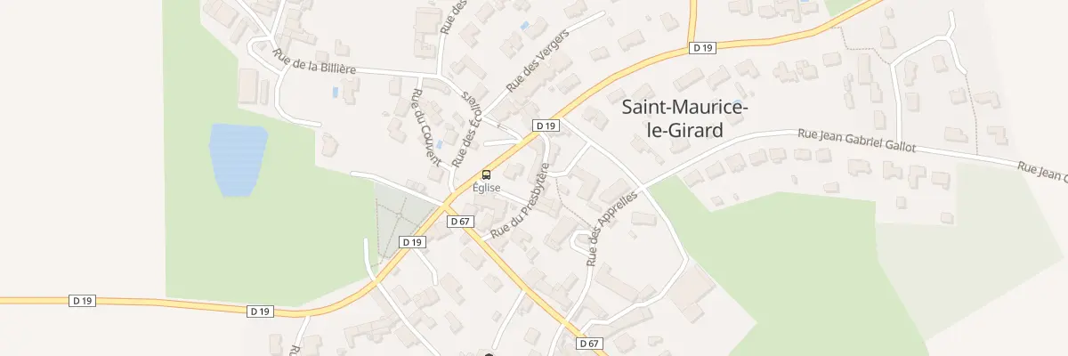 Plan du 5 Rue du presbytère à Saint-Maurice-le-Girard