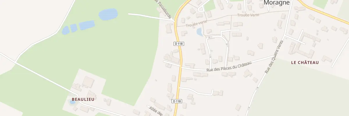 Plan du 9 Rue du Port Paradis à Moragne