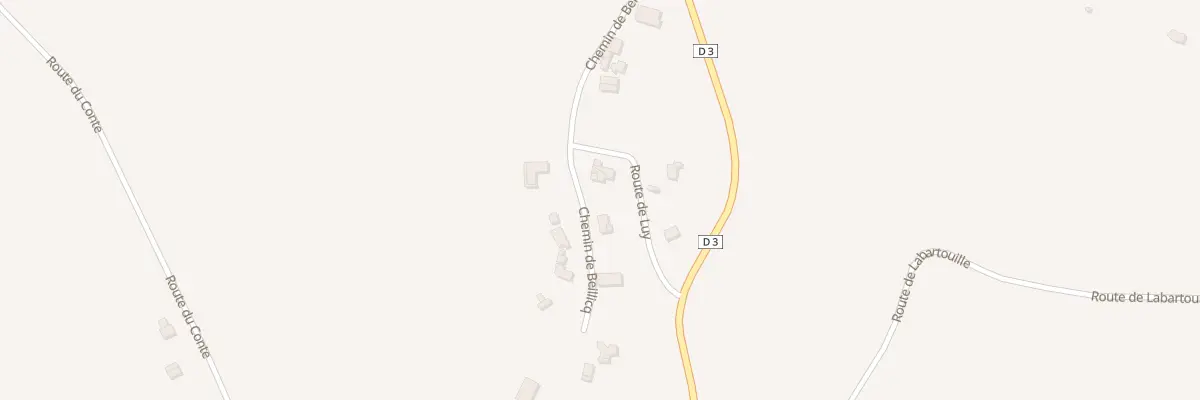 Plan du 46 Rte du Luy à Donzacq