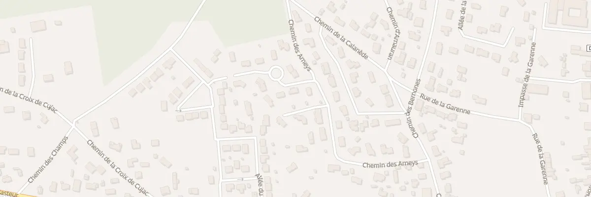 Plan du 32 Che des Arneys à Castelnau-de-Médoc