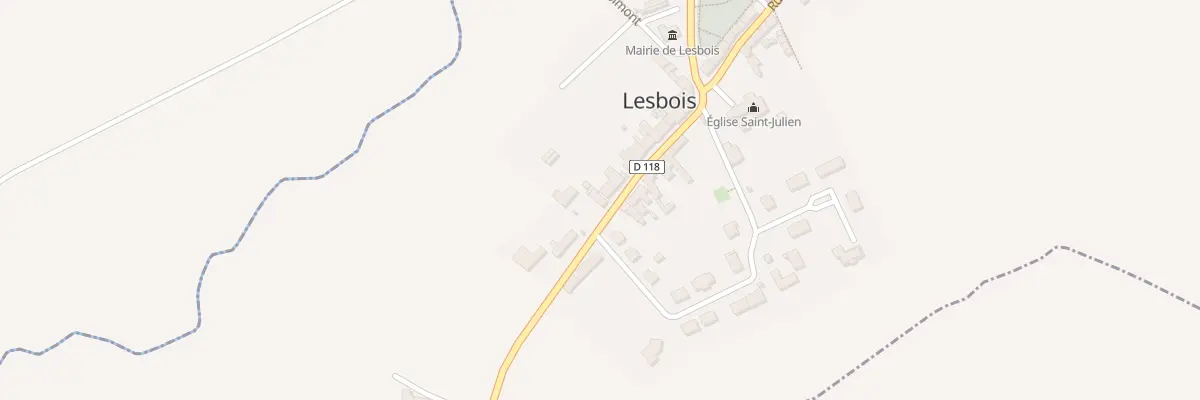 Plan du 22 Rue de la Forge à Lesbois