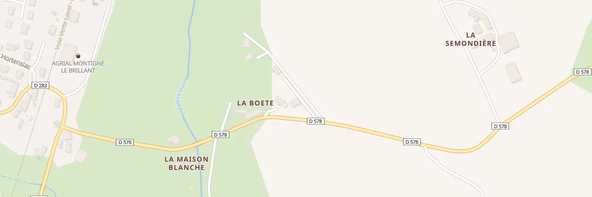Plan du 4 La Boete à Montigné-le-Brillant