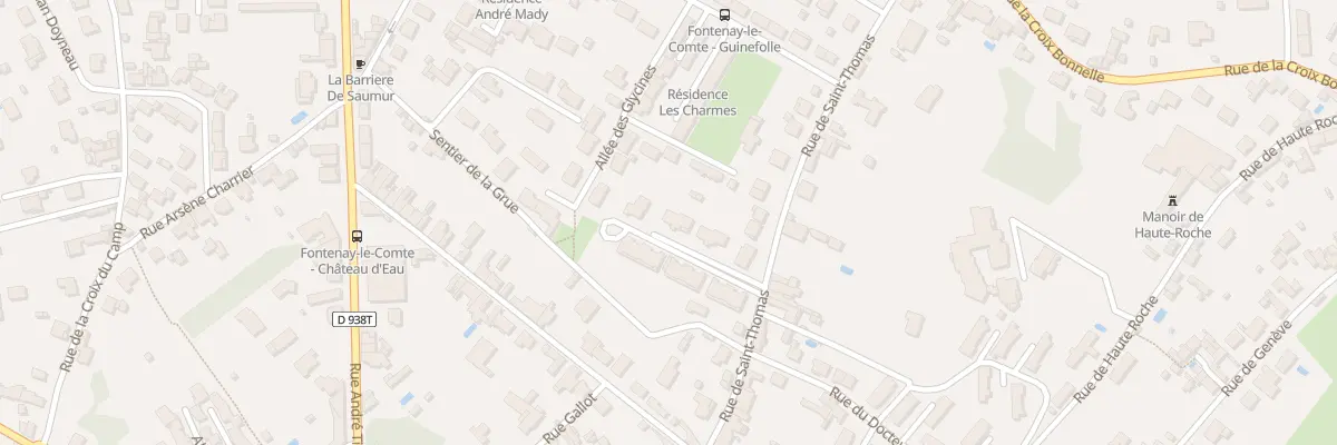 Plan du 27 Rue de saint-thomas à Fontenay-le-Comte