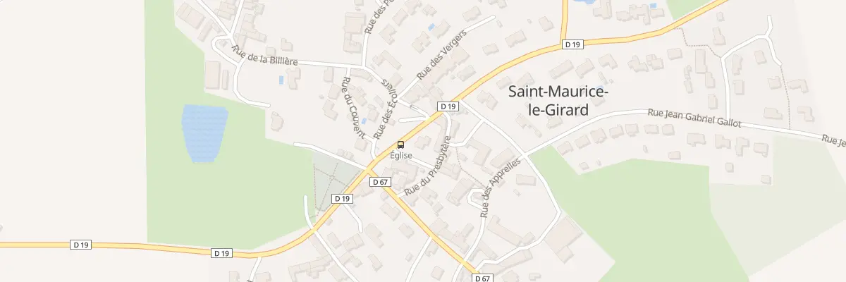 Plan du 4 Rue la croix blanche à Saint-Maurice-le-Girard