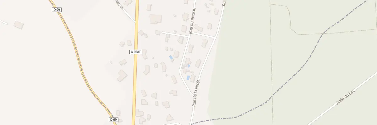 Plan du 35 Rue du poteau à Bourneau