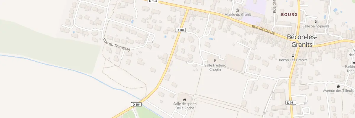 Plan du 11 Rte de Villemoisan à Bécon-les-Granits