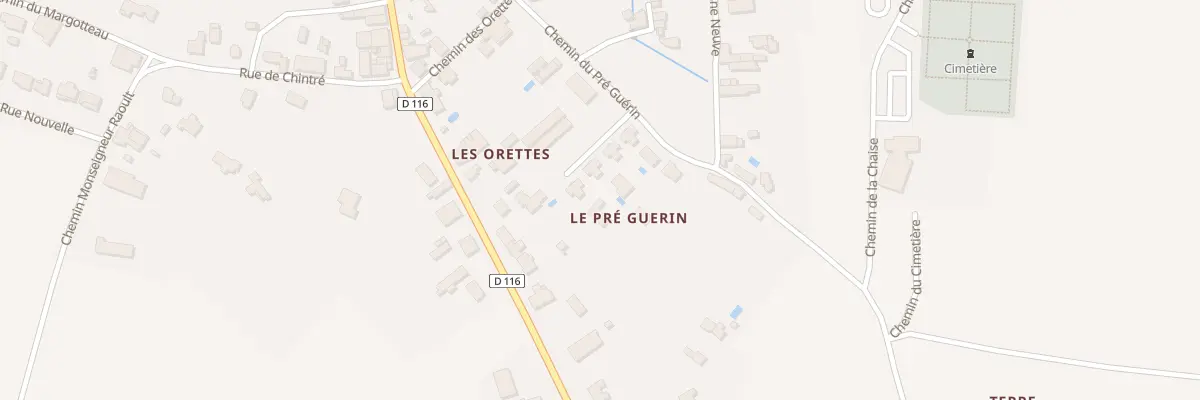 Plan du 8 Rue du Pré Guérin à La Ronde