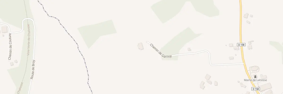 Plan du 423 Che de Garnuy à Lahosse