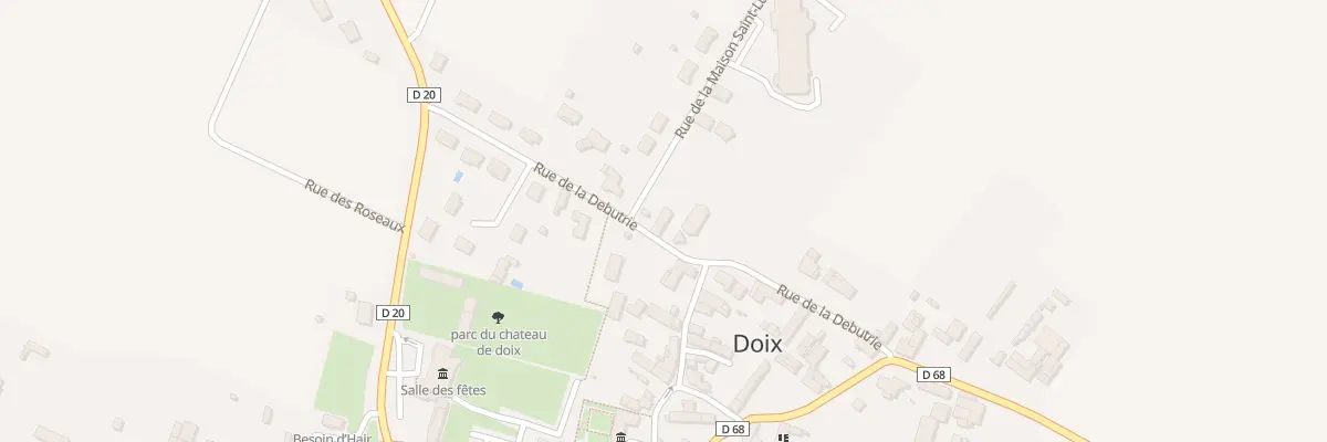 Plan du 36 Rue de la debutrie à Doix lès Fontaines