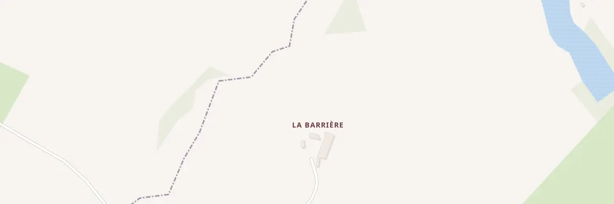 Plan du 1 La Barriére à Brecé