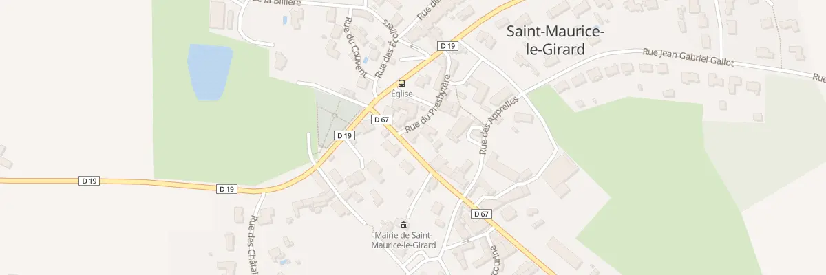 Plan du 5 Rue bellevue à Saint-Maurice-le-Girard