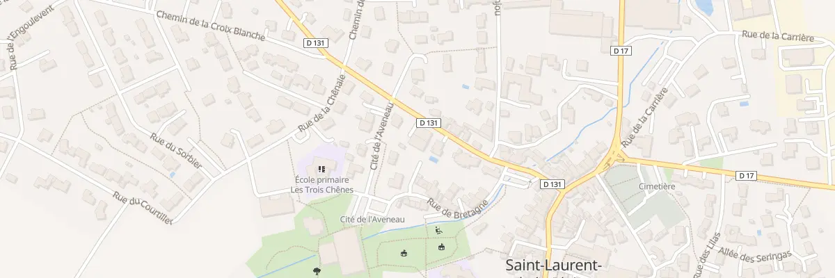 Plan du 13 Rue J Cathelineau (St Lau Plai à Mauges-sur-Loire