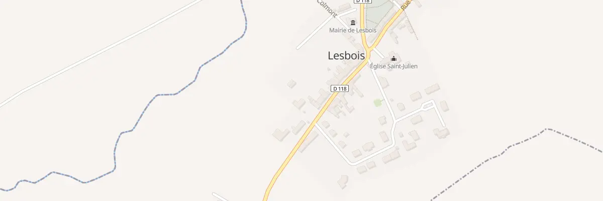 Plan du 24 Rue de la Forge à Lesbois