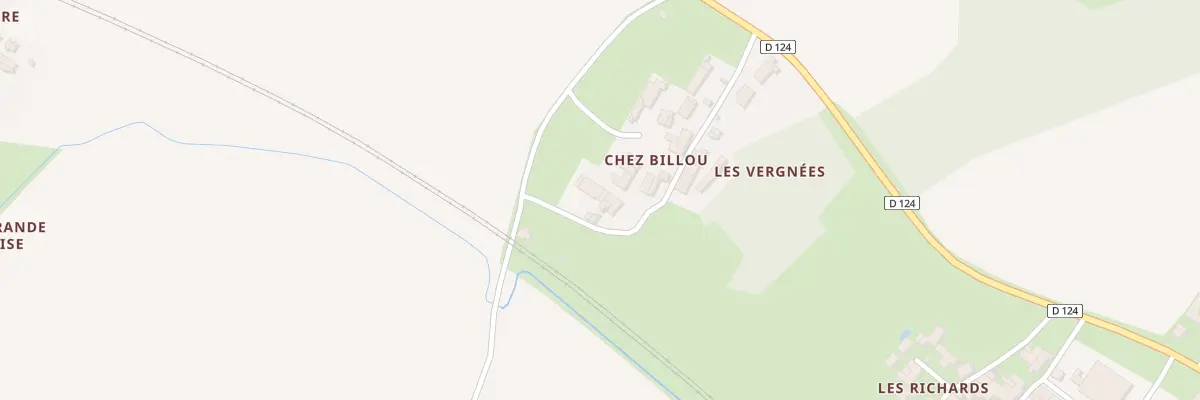 Plan du 17 Chez Billou à Bords