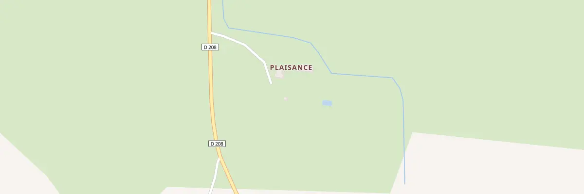Plan du 5190 Plaisance à Benon