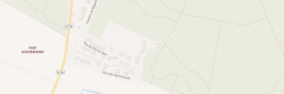 Plan du 7 Imp des Eglantiers à Benon