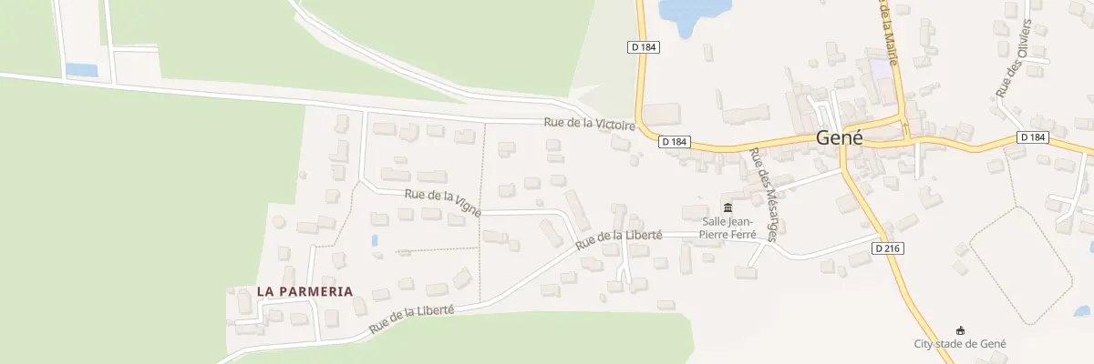 Plan du 10 Rue de la Vigne à Erdre-en-Anjou