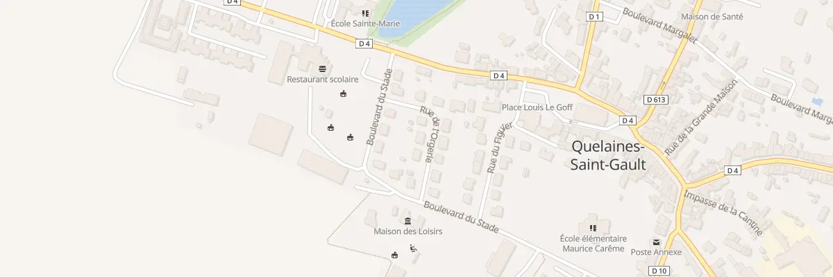 Plan du 6 Rue de l’Orgerie à Quelaines-Saint-Gault