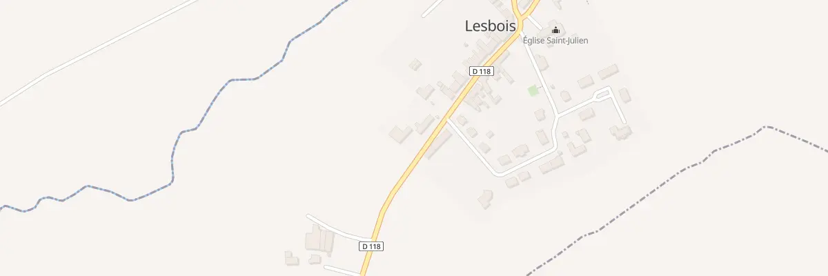 Plan du 26 Rue de la Forge à Lesbois