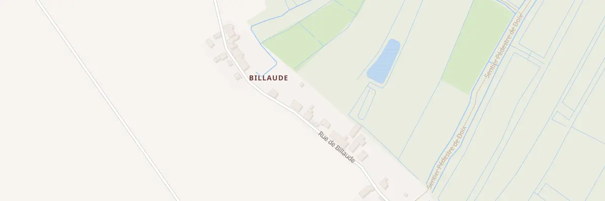 Plan du 142 Rue de billaude à Doix lès Fontaines