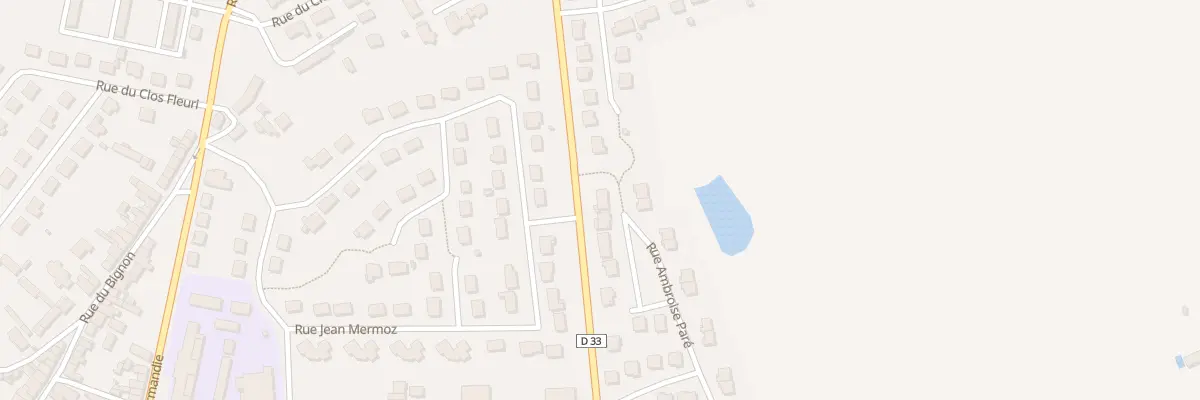Plan du 26 Rue Ambroise Paré à Gorron