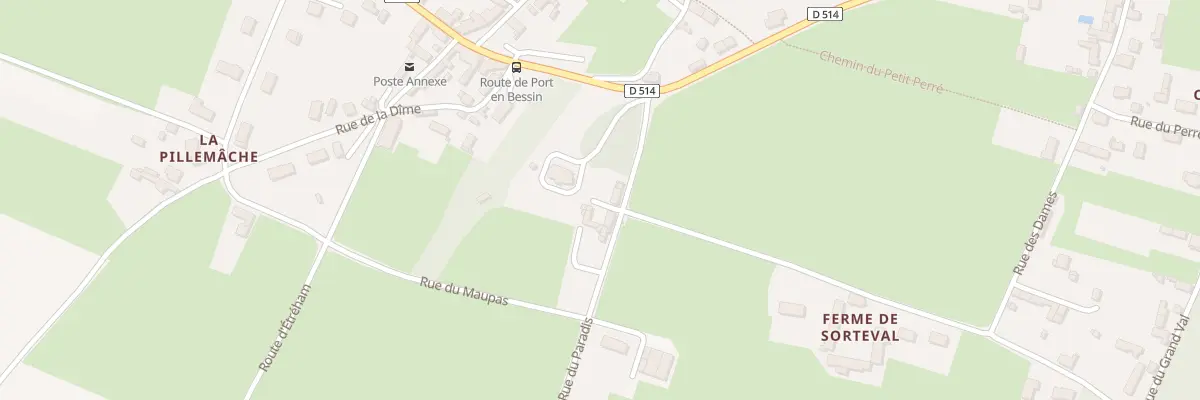 Plan du 4 Rue du Paradis (Ste Honorine) à Aure sur Mer