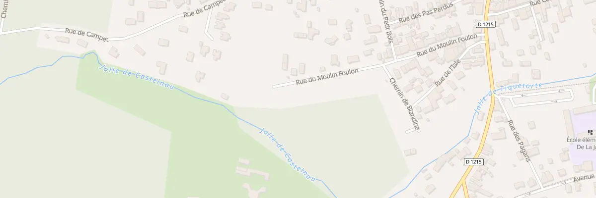 Plan du 38 Rue du Moulin Foulon à Castelnau-de-Médoc