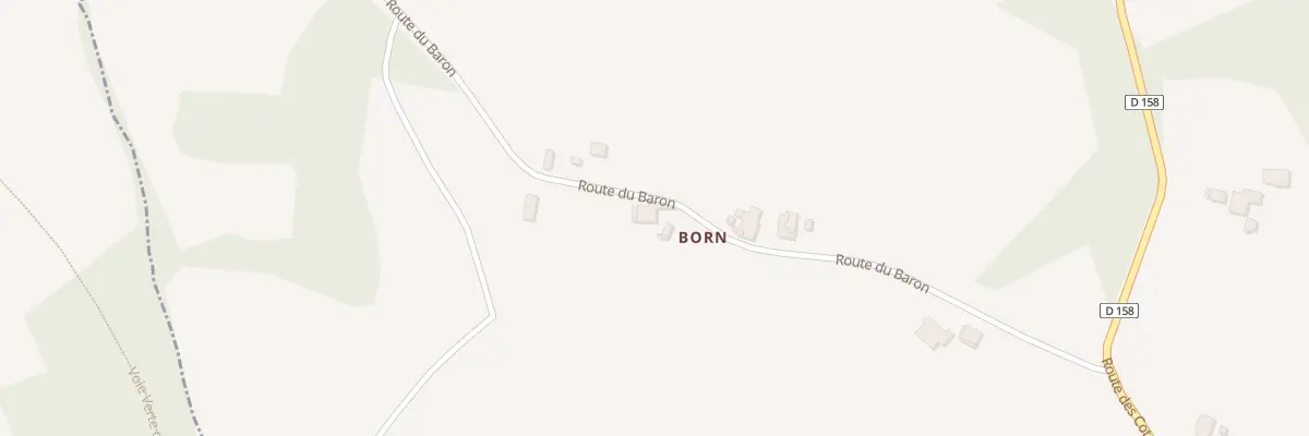 Plan du 355 Rte du Baron à Lahosse