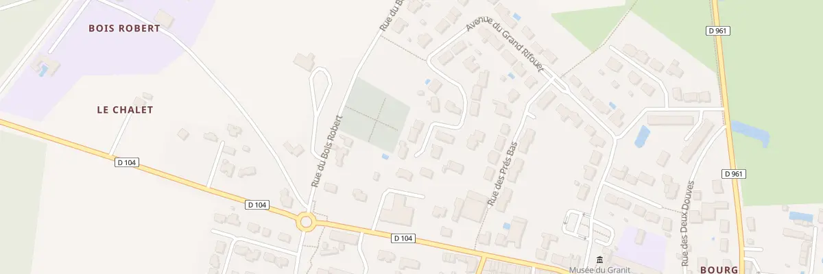 Plan du 2 Imp du Grand Rifouet à Bécon-les-Granits