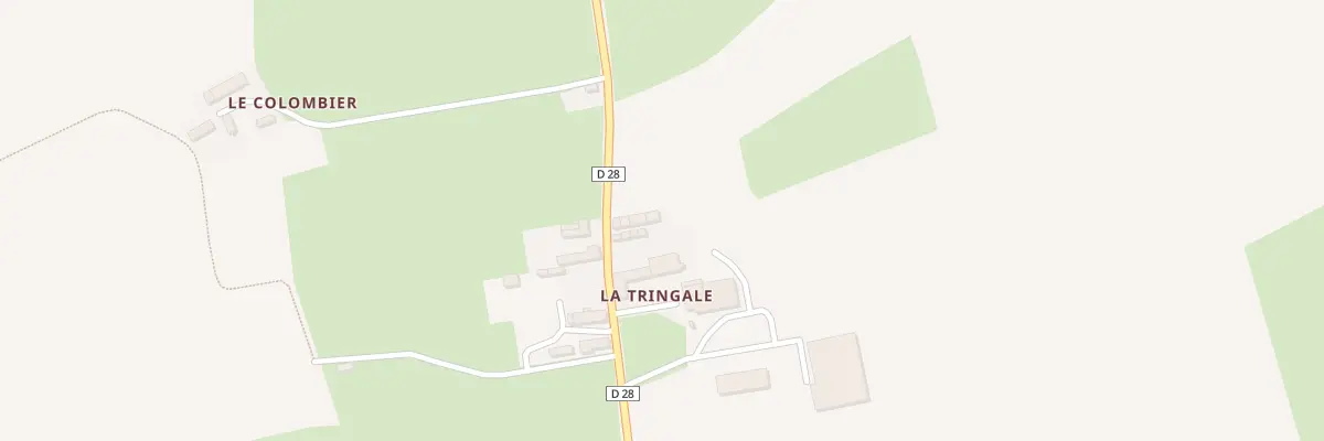 Plan du 814 Rte de Balleroy (Caumont) à Caumont-sur-Aure