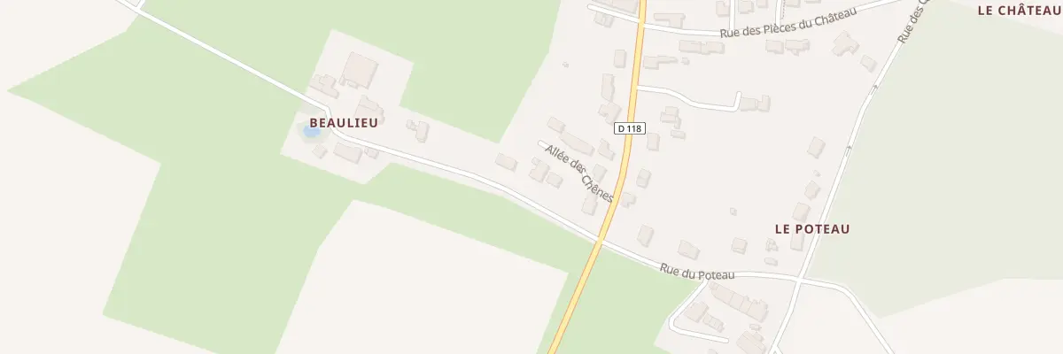 Plan du 2 Rue de Beaulieu à Moragne